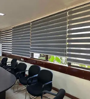 Grey Sheer Roller Window Blinds