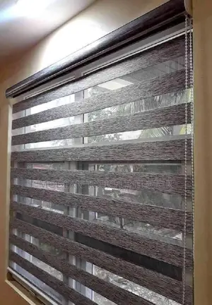 Brown Horizontal Window Blinds
