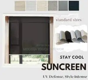 Sunscreen Blinds-Uv Protection Black Horizontal Blinds