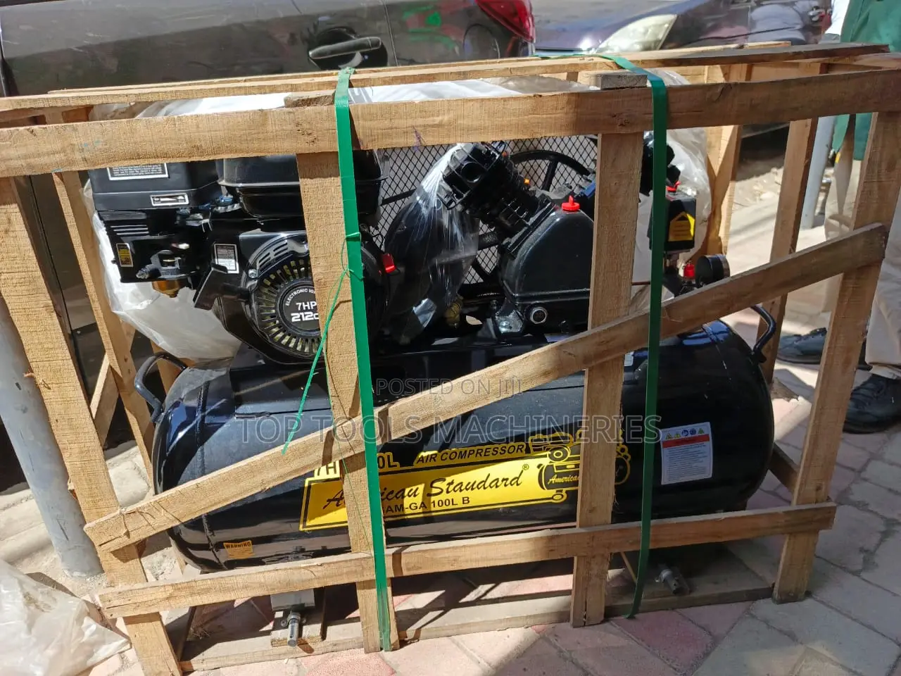 American Standard Air Compressor 100L Petrol Driven