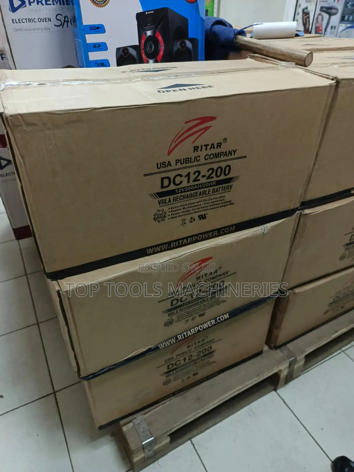 Original Ritar Battery 200ah 12V