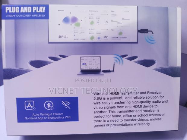 150 Metres Range Wireless Hdmi Transmitter With Receiver - thumbnail 2