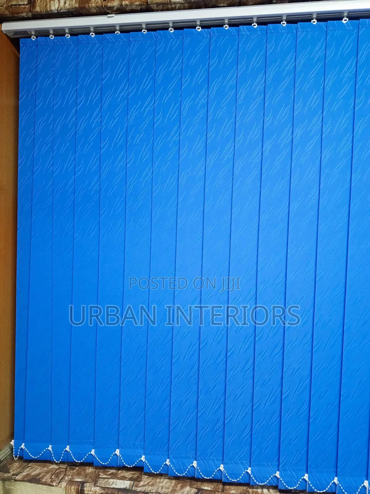 Light Blue Office Blind