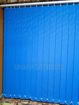 Light Blue Office Blind
