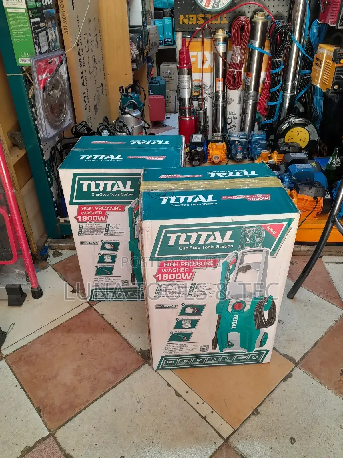 Tools Stop Station 1800W Pressure Washer.