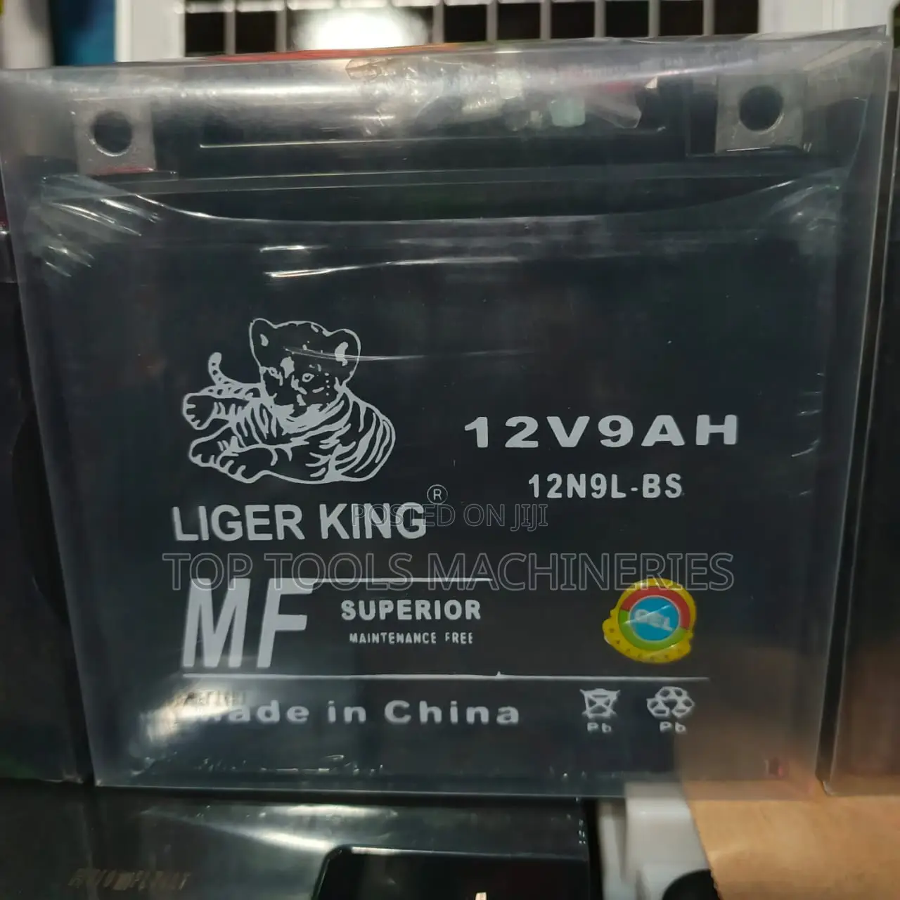 Liger King 9ah 12V Motorbike Battery