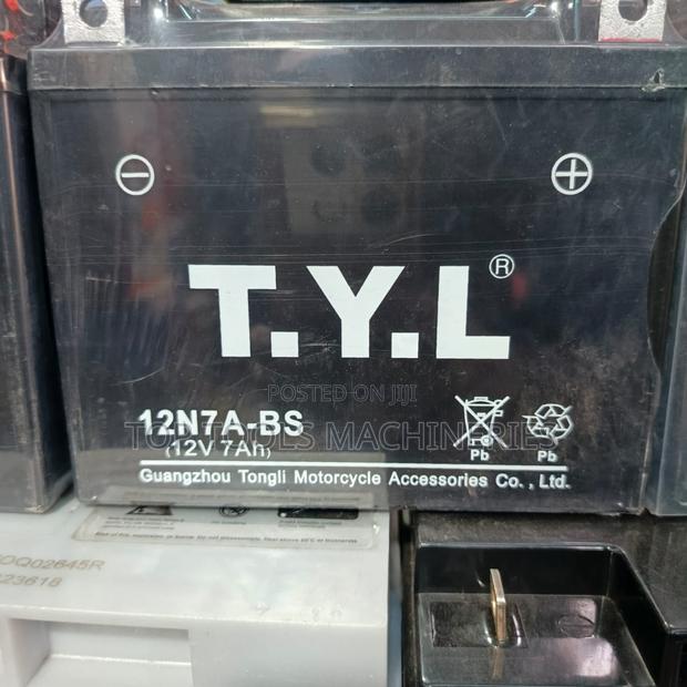 TYL 7ah 12v Motorbike Battery - main view