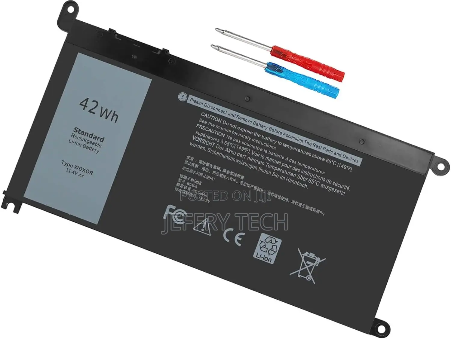 WDX0R Laptop Battery for Dell Inspiron 15 7579 7569 5578 556