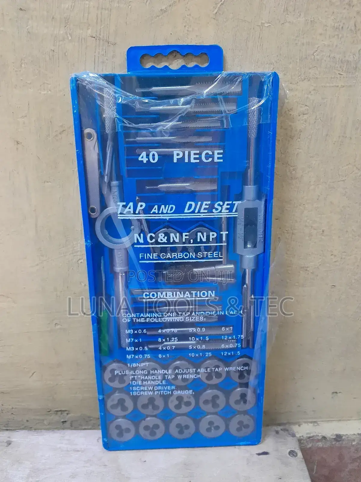 Combination of Tap Die Set,40pcs.