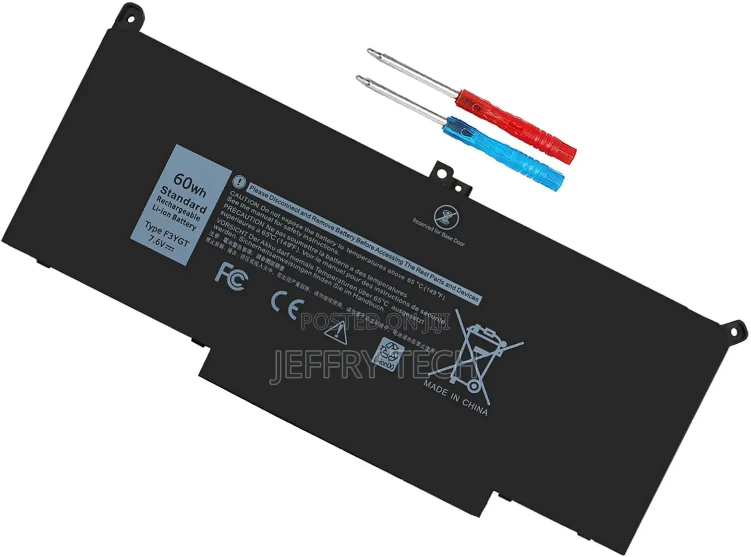 F3YGT 7480 DM3WC Battery for Dell Latitude 7480 7390 7280 72