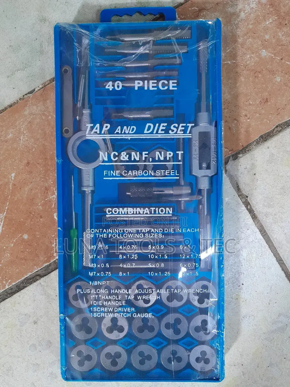 NC NF,NPT ,40PCS Tap Die Set.