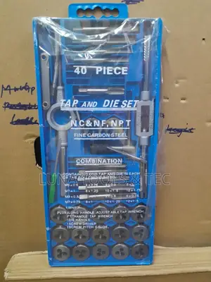 Tap and Die Set,Long Handle,Adjustable Tap Wrench.