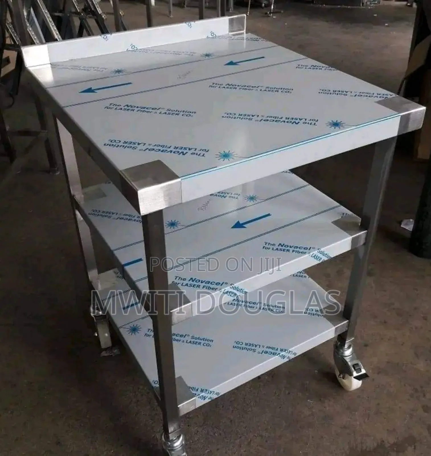Double Shelved Working Table
