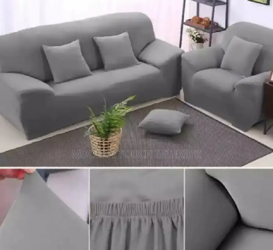 Plain 5 Seater Sofa Cover