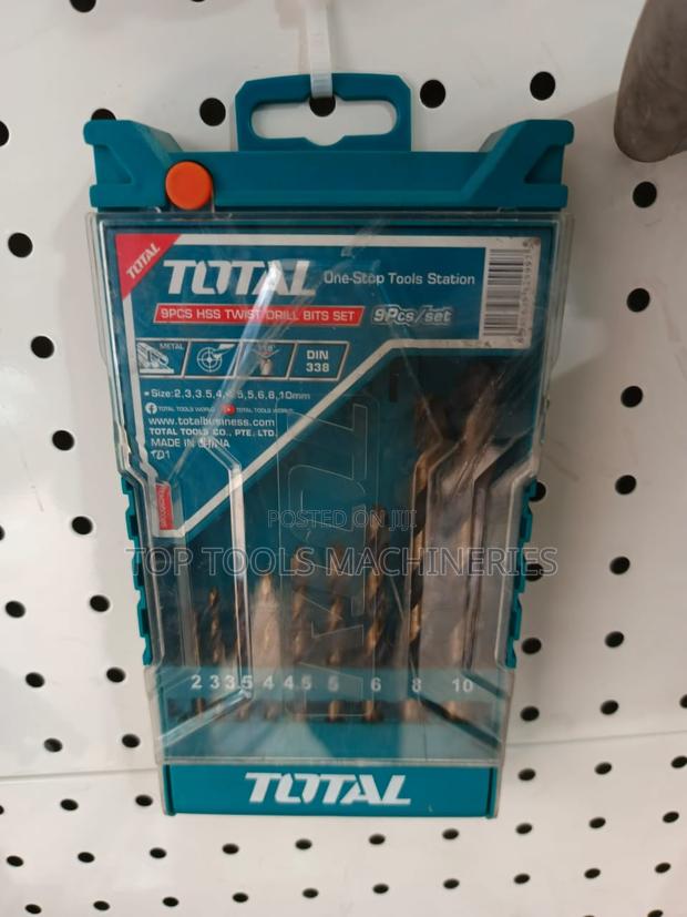 Total Drill Bit Set 2mm to 10mm - main view