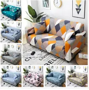 Stretchable 3 Seater Printed Sofa Cover