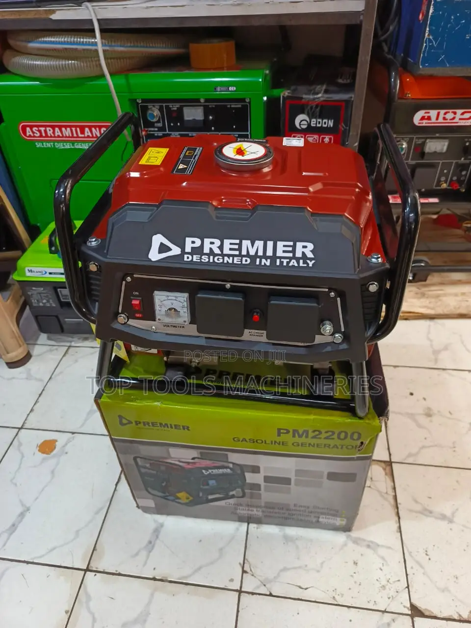Premier 1.2kw Petrol Generator 100% Copper