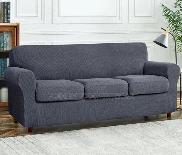 Jacquared Plain Sofa Covers