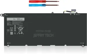 DMKAOLLK XPS 13 9350 9343 JD25G 90V7W Battery for Dell XPS13