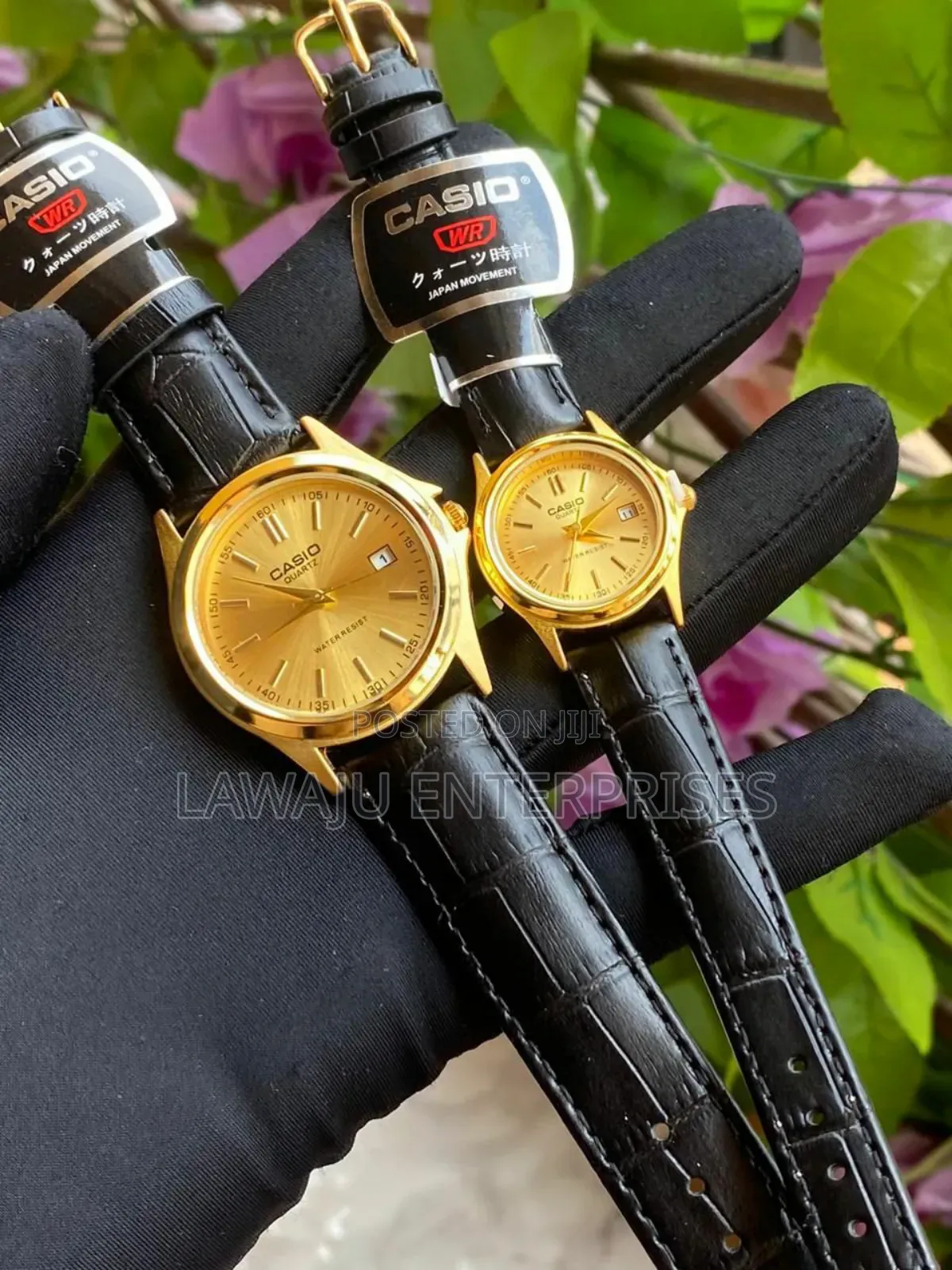 Gold Casio Date Display Watch
