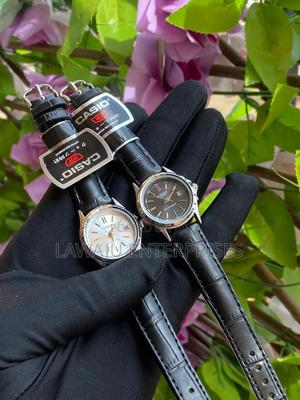 Silver Casio Date Display Watch - thumbnail 2