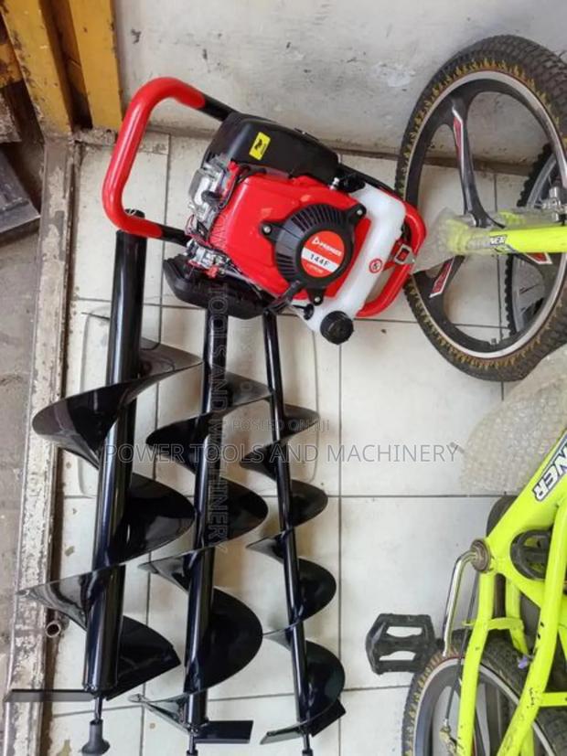 4stroke Earth Auger With Three Different Bits