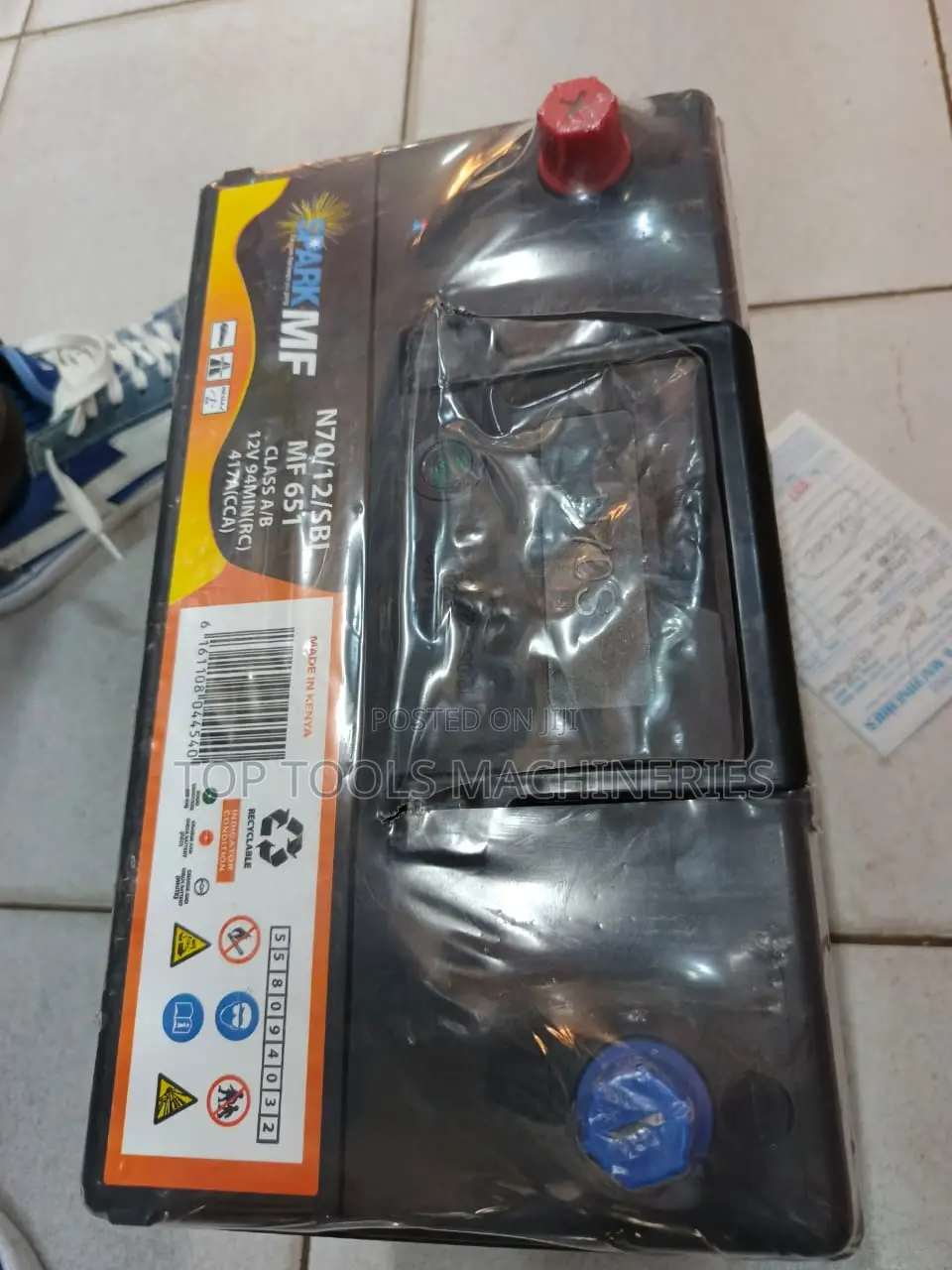 Original Spark N70 Car Battery Maintenance Free