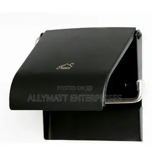Black Flap Tissue Holder