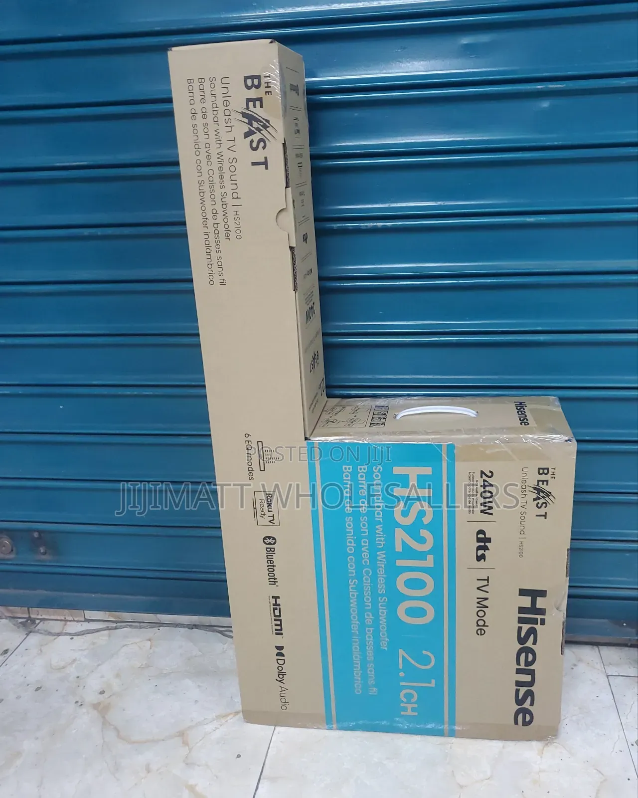 Hisense 2.1ch Soundbar With Wireless Subwoofer