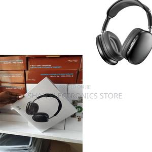 Black P9 Wireless Headphone, 250gm - thumbnail 2