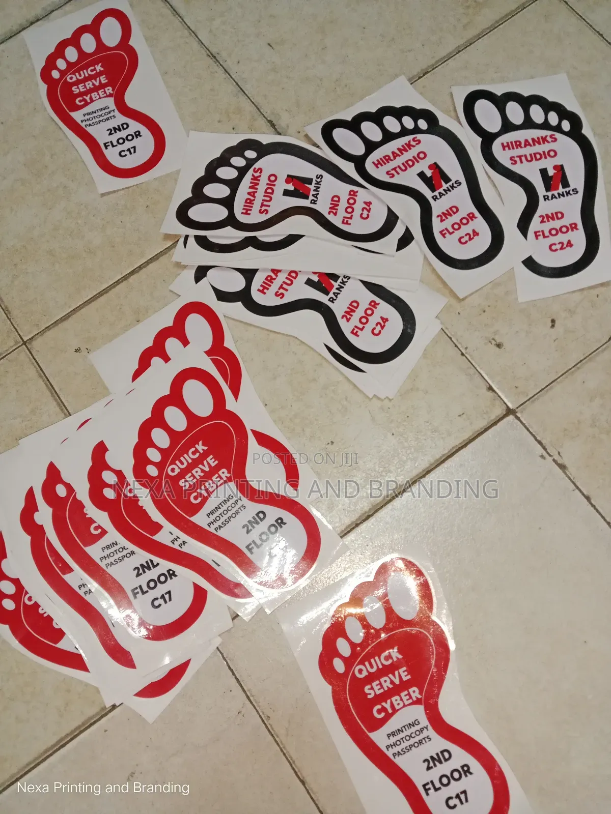 Floor Advertising Steps
