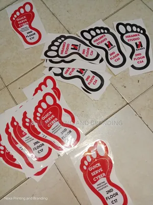 Floor Advertising Steps