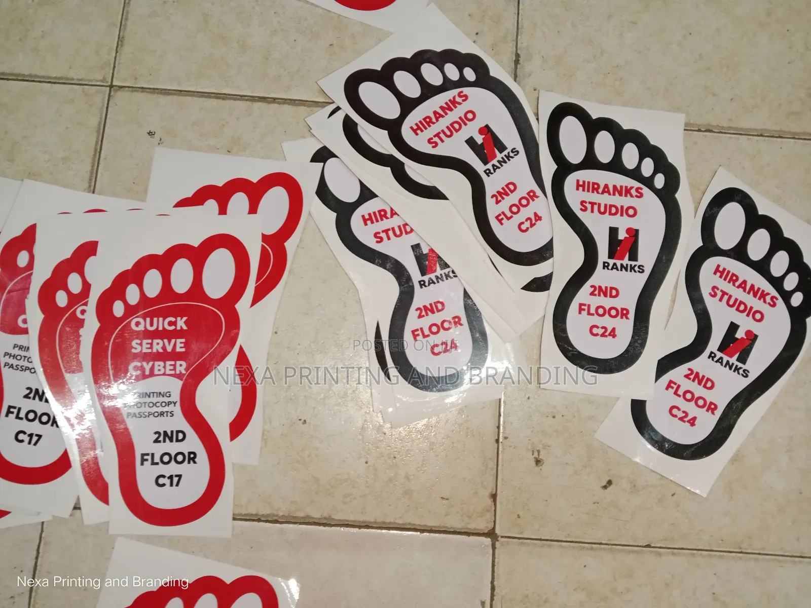 Floor Advertising Steps