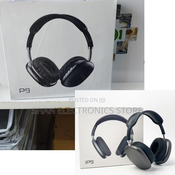 Best Headphones~ Black P9 Wireless Headphone, 250gm - main view