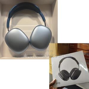 Headphones High Quality New Black P9 Wireless Headphone - thumbnail 2