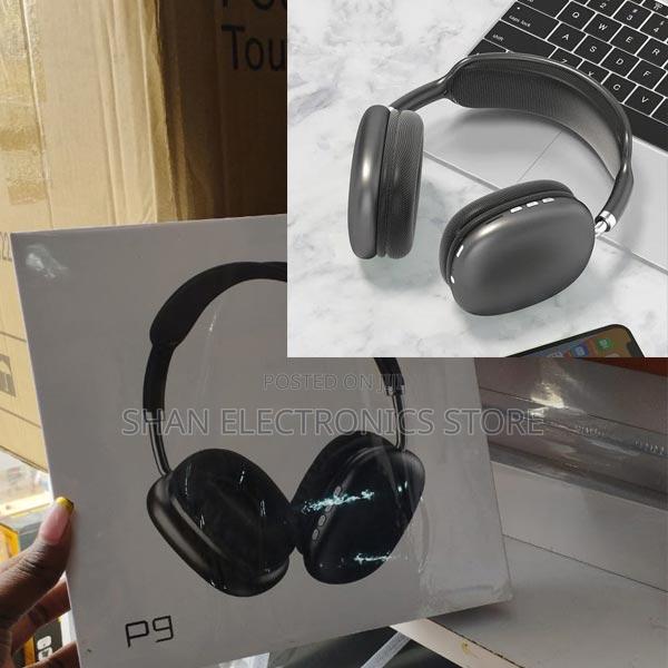 Best Amazing New P9 Wireless Bluetooth Headphones Black;;