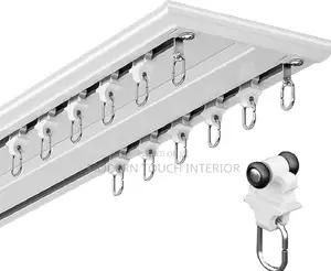 Double Straight Aluminium Curtain Rail