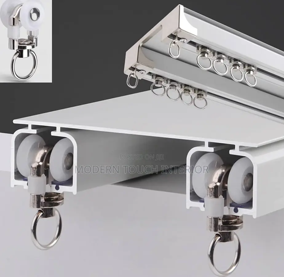 Double Straight Curtain Track/Rail