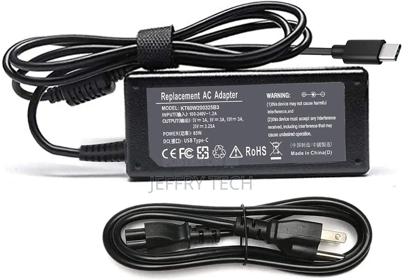 65W 45W USB C Charger for Dell Chromebook 3100 5190 3400