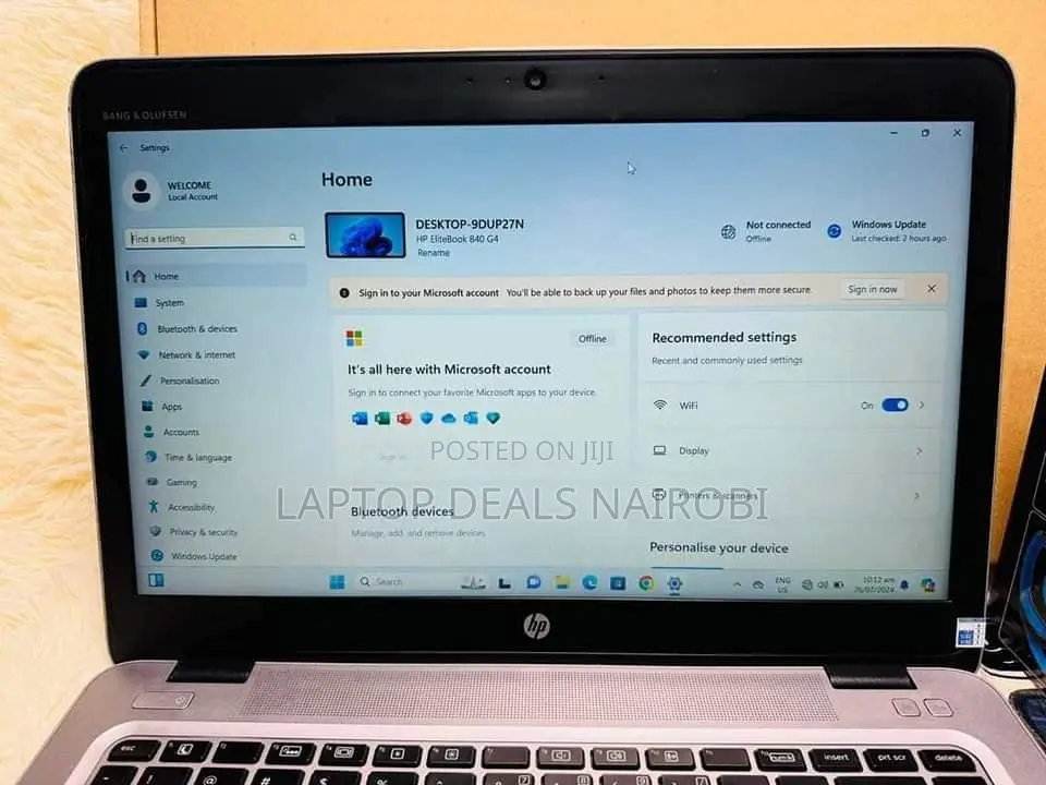 Laptop HP EliteBook 840 G4 8GB Intel Core I5 SSD 256GB