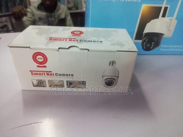 Wifi CCTV Bulb Camera 360°, Motion Detection 2way Comm