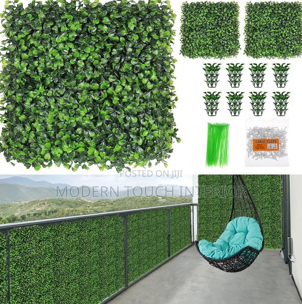 Artificial Hedge Panels for Outdoor and Indoor Spaces