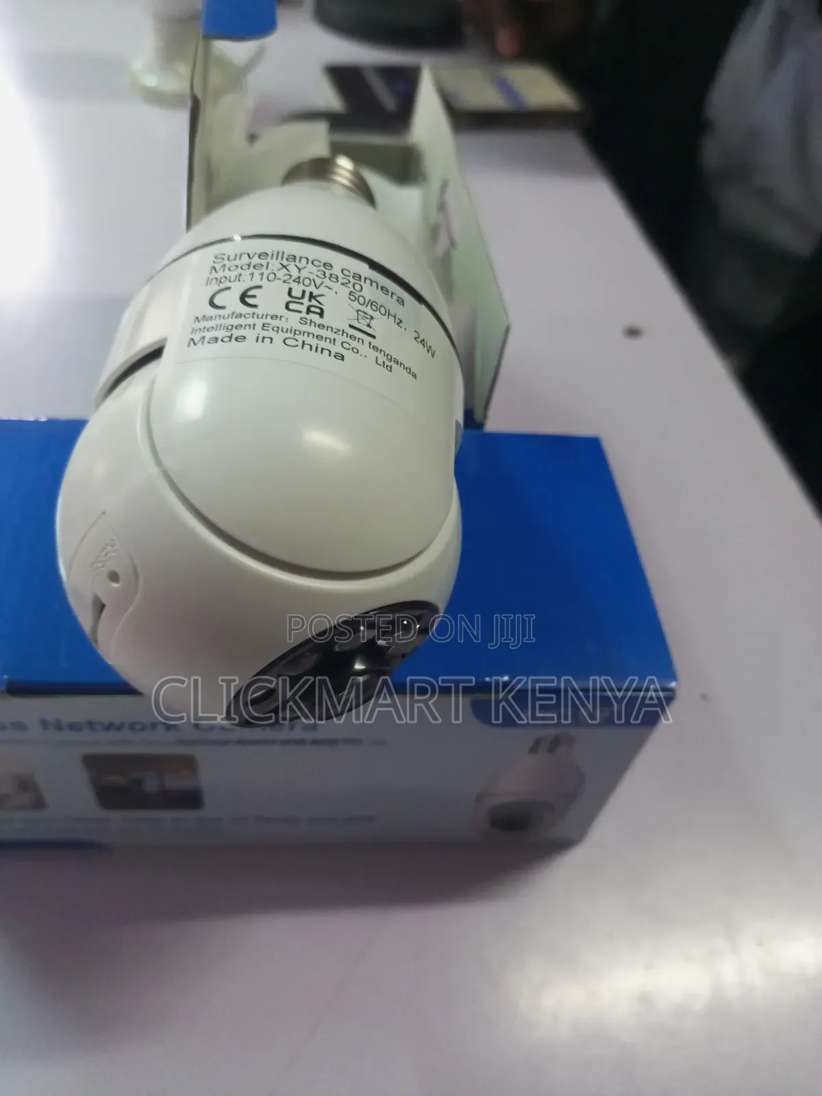 Wifi CCTV Bulb Camera 360°, Motion Detection 2way Comm