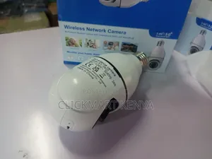Wifi CCTV Bulb Camera 360°, Motion Detection 2way Comm