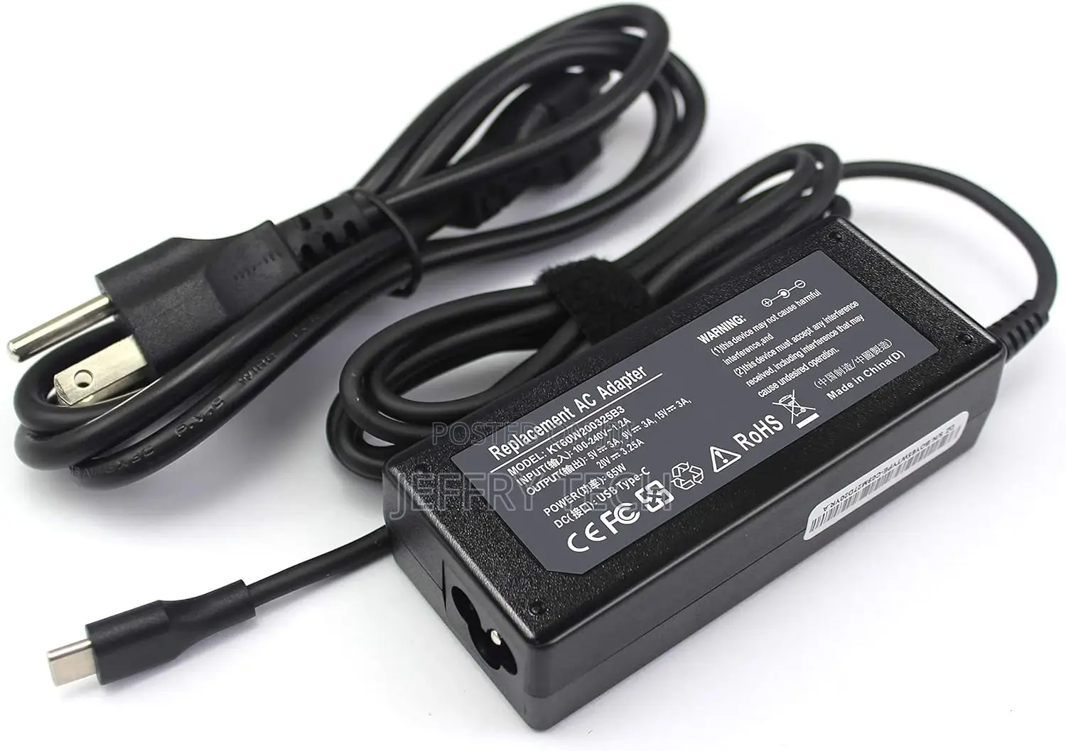 65W 45W USB C Type C Charger for Lenovo Chromebook C330 S330