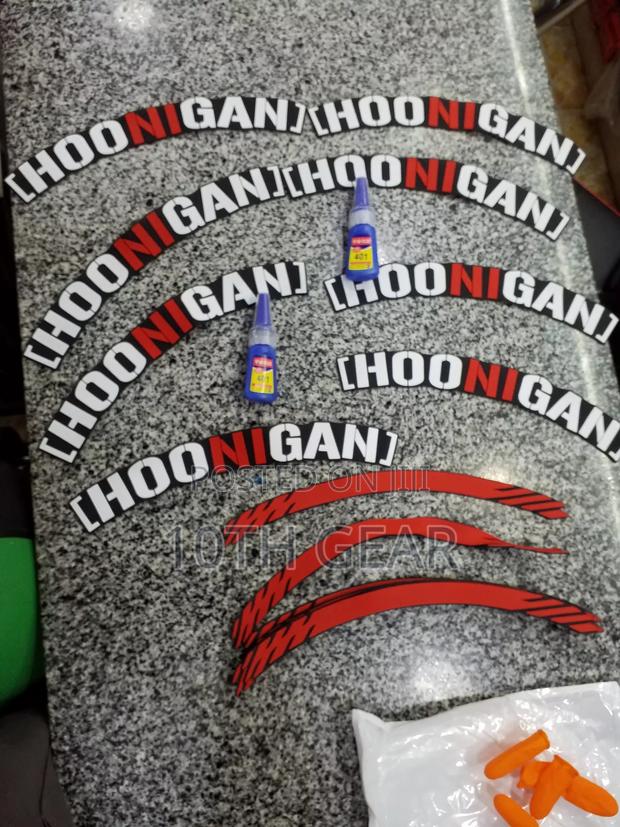 3D Hoonigan Tyre Sticker - thumbnail 2