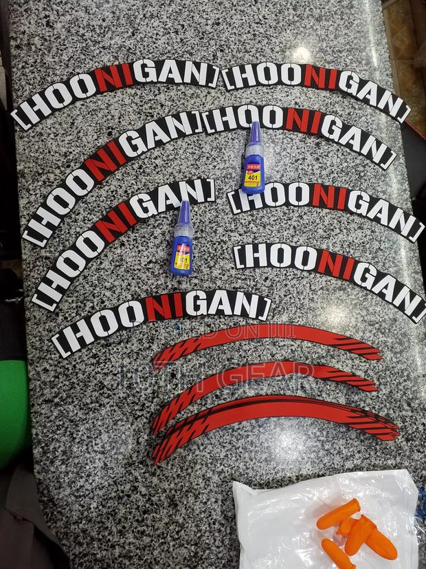 3D Hoonigan Tyre Sticker - thumbnail 3