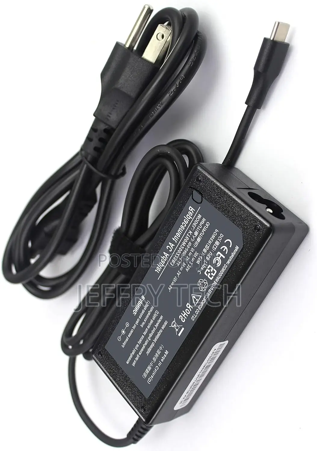 45W USB Type C Charger for HP Chromebook X360 14-Ca00 11-Ae0