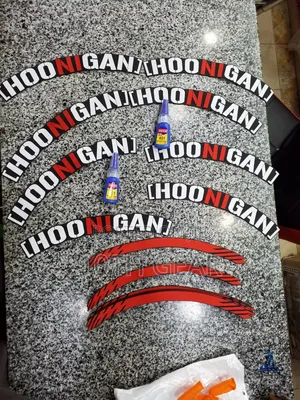3D High Quality Hoonigan Tyre Stickers