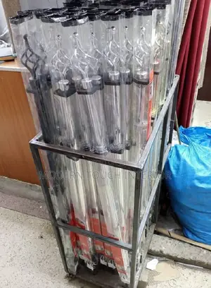 2 Meters Silver Double Curtain Rods